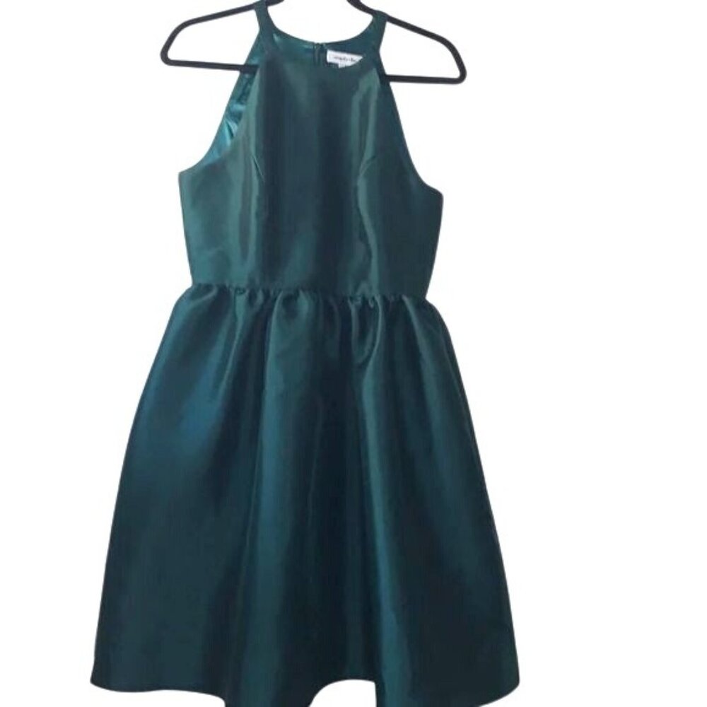 Wendy Bird Emerald Green Sleeveless Dress Size 8